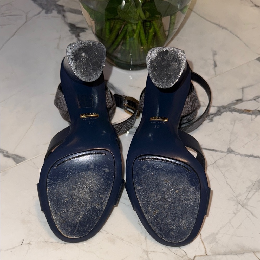 Gucci Stacked Python Leather Candy Heel... - Picture 16 of 16